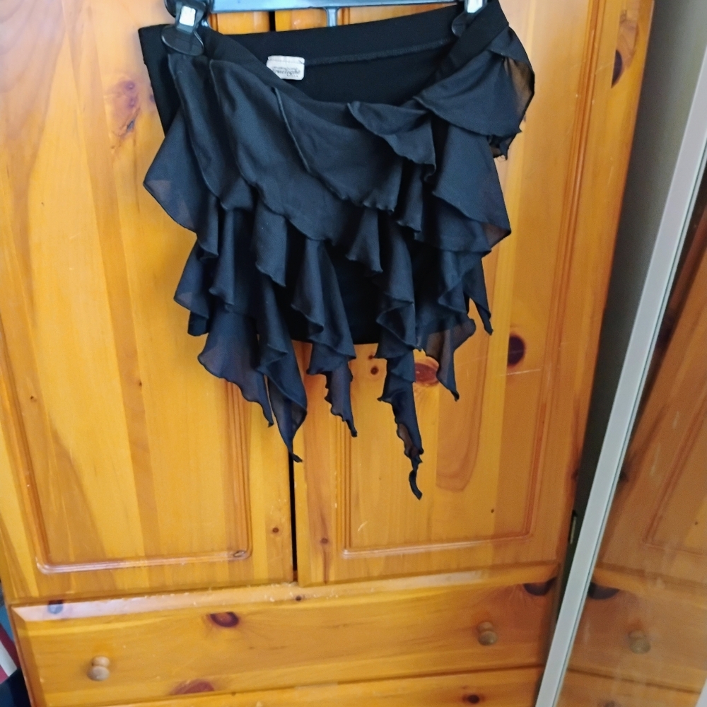 Elegant Black Layered Top